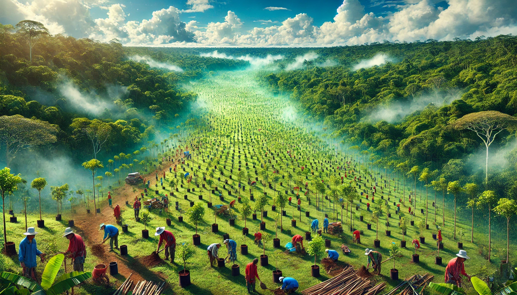 Massive Reforestation Project Begins in the Amazon: A Bold Step Toward Environmental Restoration